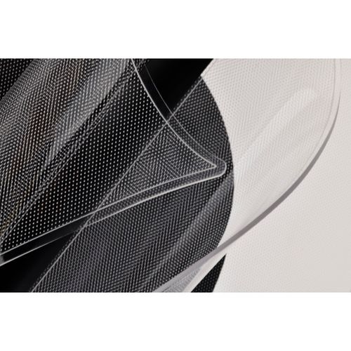 Main product image of Geneva 18 Inch LED Flush Mount Matte Black Silk Screeened Acrylic Lens
