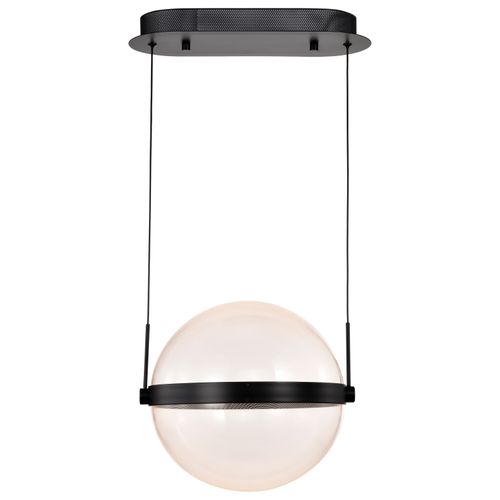 Main product image of Arvada 12 Inch LED Pendant Matte Black Silk Screened Acrylic Lens