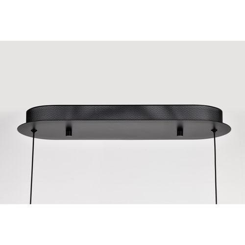 Main product image of Arvada 16 Inch LED Pendant Matte Black Silk Screened Acrylic Lens