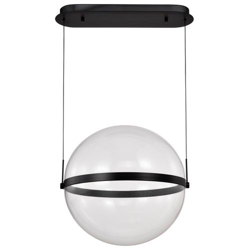 Main product image of Arvada 20 Inch LED Pendant Matte Black Silk Screened Acrylic Lens