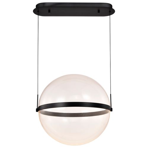 Main product image of Arvada 20 Inch LED Pendant Matte Black Silk Screened Acrylic Lens