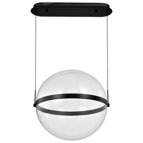Main product image of Arvada 20 Inch LED Pendant Matte Black Silk Screened Acrylic Lens