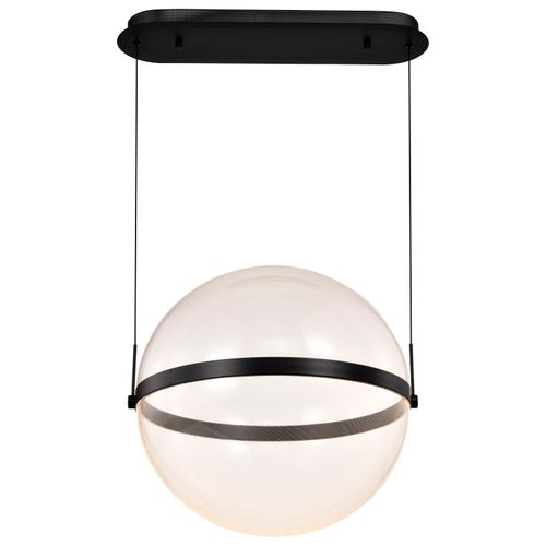 Main product image of Arvada 20 Inch LED Pendant Matte Black Silk Screened Acrylic Lens