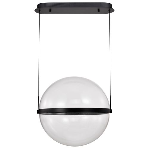 Main product image of Arvada 20 Inch LED Pendant Matte Black Silk Screened Acrylic Lens