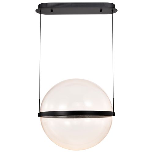Main product image of Arvada 20 Inch LED Pendant Matte Black Silk Screened Acrylic Lens