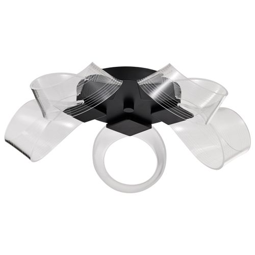 Main product image of Barnett 21 Inch LED Flush Mount Matte Black Silk Screened Acrylic Lens
