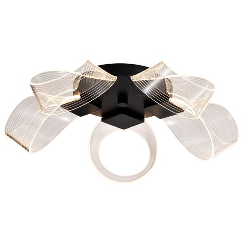 Main product image of Barnett 21 Inch LED Flush Mount Matte Black Silk Screened Acrylic Lens