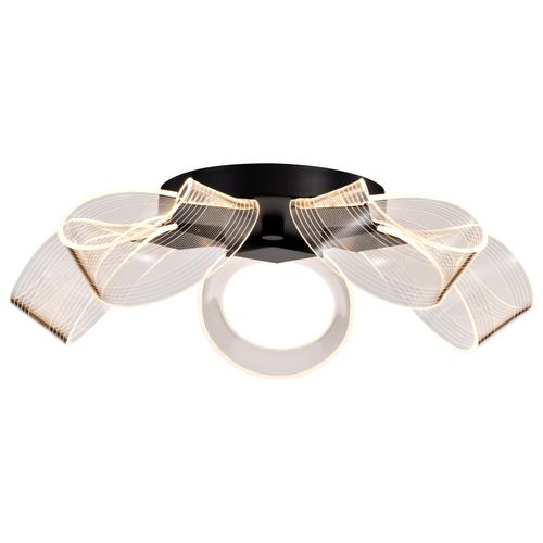 Main product image of Barnett 21 Inch LED Flush Mount Matte Black Silk Screened Acrylic Lens