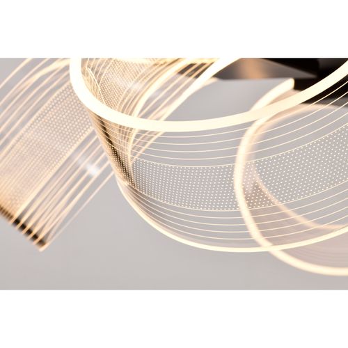 Main product image of Barnett 21 Inch LED Flush Mount Matte Black Silk Screened Acrylic Lens