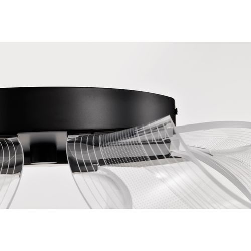 Main product image of Barnett 21 Inch LED Flush Mount Matte Black Silk Screened Acrylic Lens