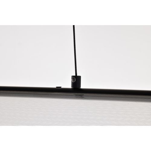 Main product image of Vale 43 Inch LED Island Pendant Matte Black Silk Screened Acrylic Lens
