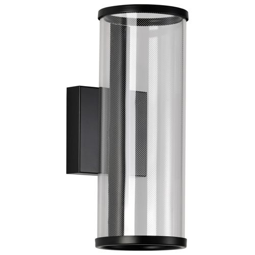 Main product image of Vale 5 Inch LED Sconce Matte Black Silk Screened Acrylic Lens