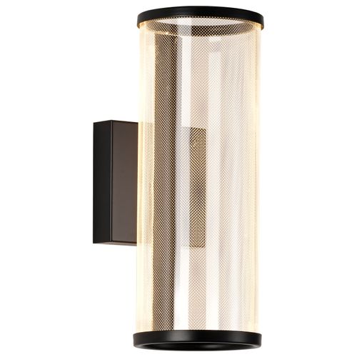 Main product image of Vale 5 Inch LED Sconce Matte Black Silk Screened Acrylic Lens