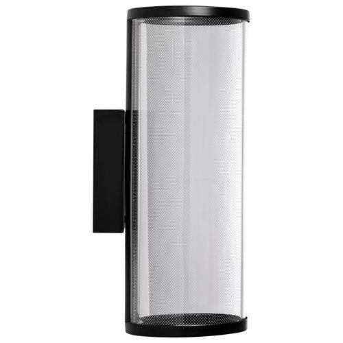 Main product image of Vale 5 Inch LED Sconce Matte Black Silk Screened Acrylic Lens