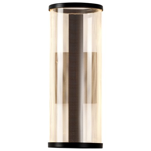 Main product image of Vale 5 Inch LED Sconce Matte Black Silk Screened Acrylic Lens