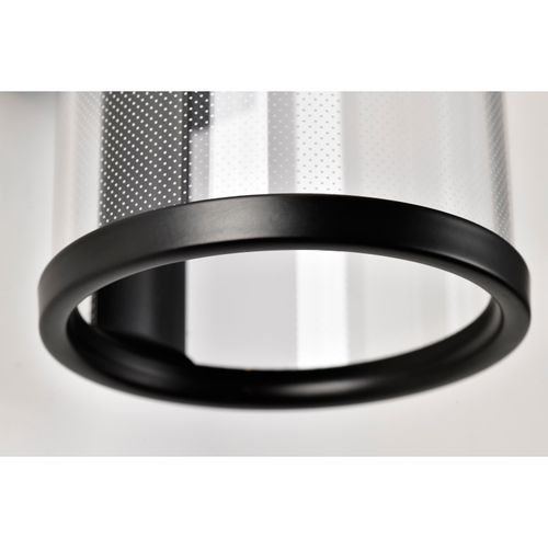 Main product image of Vale 5 Inch LED Sconce Matte Black Silk Screened Acrylic Lens