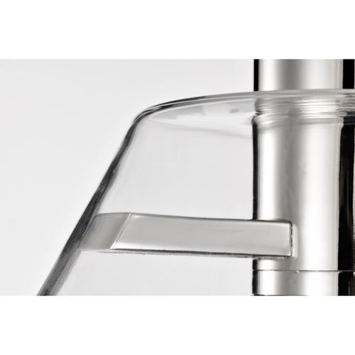 Main product image of Edmond 14 Inch LED Pendant Polished Nickel w/ Clear Glass