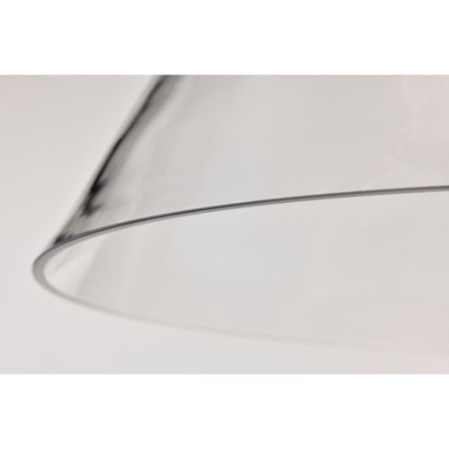 Main product image of Edmond 14 Inch LED Semi Flush Polished Nickel w/ Clear Glass