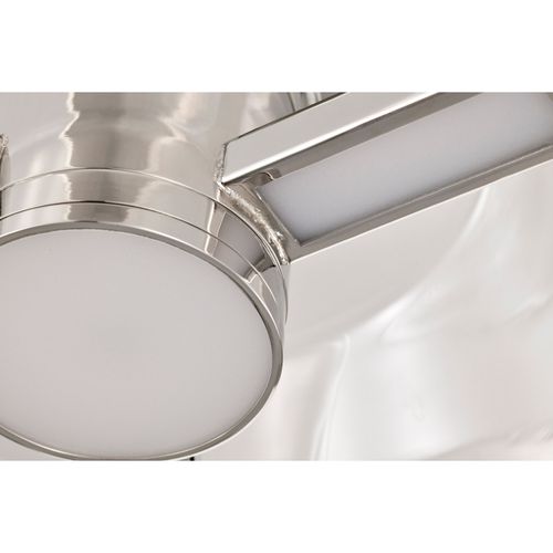 Main product image of Edmond 14 Inch LED Semi Flush Polished Nickel w/ Clear Glass