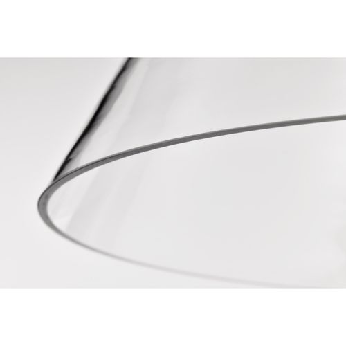 Main product image of Edmond 17 Inch LED Semi Flush Polished Nickel w/ Clear Glass
