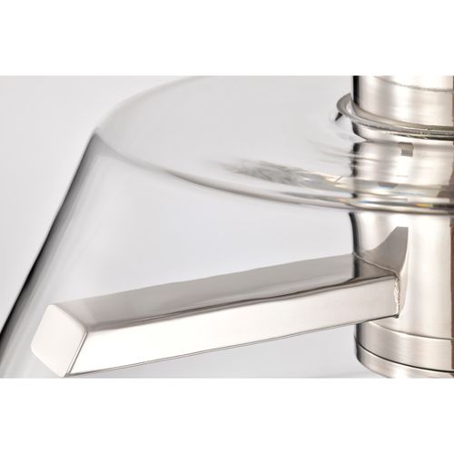 Main product image of Edmond 17 Inch LED Semi Flush Polished Nickel w/ Clear Glass