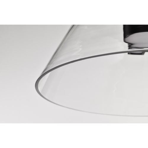 Main product image of Edmond 14 Inch LED Pendant Matte Black w/ Clear Glass