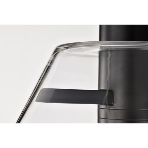Main product image of Edmond 14 Inch LED Semi Flush Matte Black w/ Clear Glass