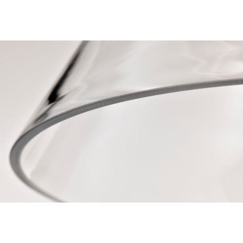 Main product image of Edmond 14 Inch LED Semi Flush Matte Black w/ Clear Glass