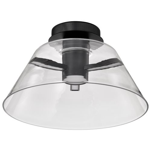 Main product image of Edmond 17 Inch LED Semi Flush Matte Black w/ Clear Glass