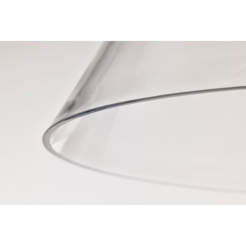 Main product image of Edmond 17 Inch LED Semi Flush Matte Black w/ Clear Glass