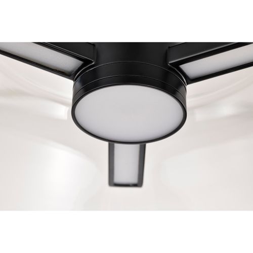 Main product image of Edmond 17 Inch LED Semi Flush Matte Black w/ Clear Glass