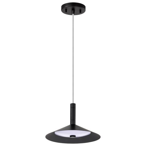 Main product image of Corrine 10 Inch LED Pendant Matte Black 3K/4K/5K CCT Selectable