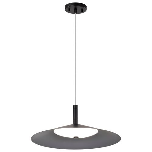 Main product image of Corrine 18 Inch LED Pendant Matte Black 3K/4K/5K CCT Selectable