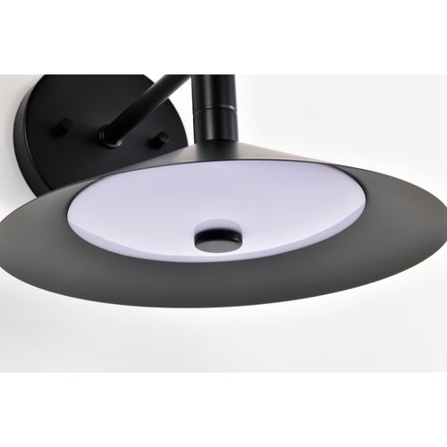 Main product image of Corrine 10 Inch LED Wall Sconce Matte Black 3K/4K/5K CCT Selectable