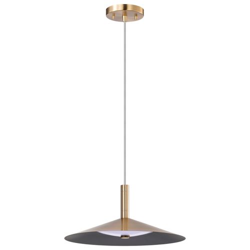 Main product image of Corrine 14 Inch LED Pendant Burnished Brass 3K/4K/5K CCT Selectable