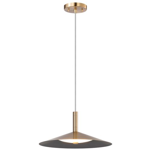 Main product image of Corrine 14 Inch LED Pendant Burnished Brass 3K/4K/5K CCT Selectable