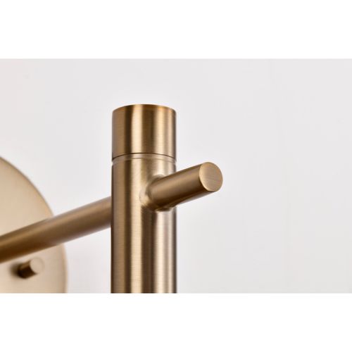 Main product image of Corrine 10 Inch LED Wall Sconce Burnished Brass 3K/4K/5K CCT Selectable