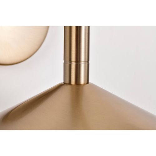 Main product image of Corrine 10 Inch LED Wall Sconce Burnished Brass 3K/4K/5K CCT Selectable