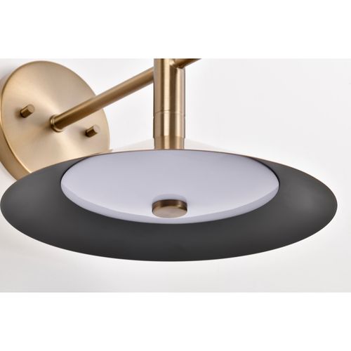 Main product image of Corrine 10 Inch LED Wall Sconce Burnished Brass 3K/4K/5K CCT Selectable