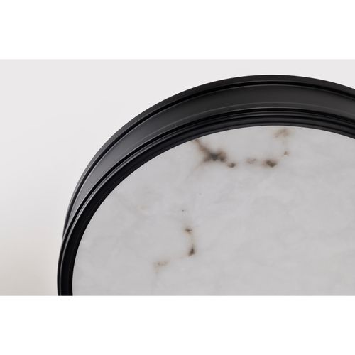 Main product image of Kendall 14 Inch LED Flush Mount Matte Black w/ Alabaster Glass