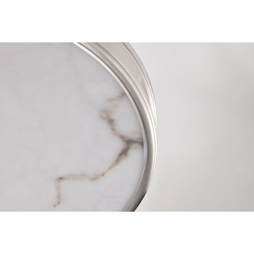 Main product image of Kendall 14 Inch LED Flush Mount Brushed Nickel w/ Alabaster Glass
