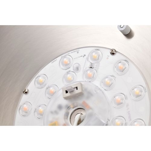 Main product image of Kendall 14 Inch LED Flush Mount Brushed Nickel w/ Alabaster Glass