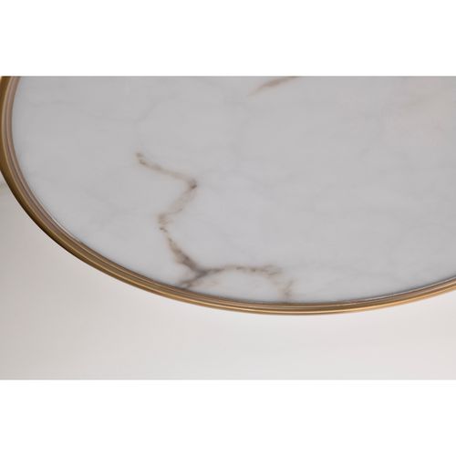 Main product image of Kendall 14 Inch LED Flush Mount Burnished Brass w/ Alabaster Glass