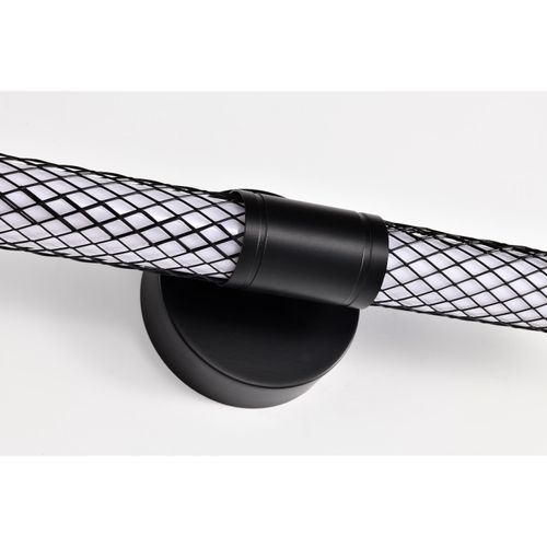 Main product image of Kingsport 20 Inch LED Vanity Matte Black Acrylic Lens