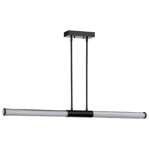 Main product image of Kingsport 44 Inch LED Island Pendant Matte Black Acrylic Lens