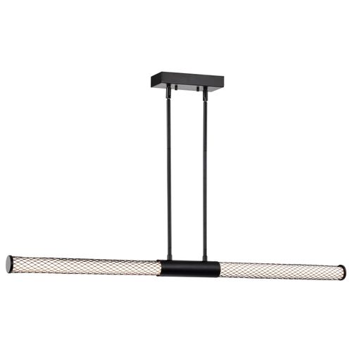Main product image of Kingsport 44 Inch LED Island Pendant Matte Black Acrylic Lens