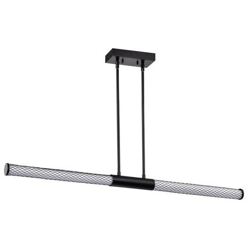 Main product image of Kingsport 44 Inch LED Island Pendant Matte Black Acrylic Lens