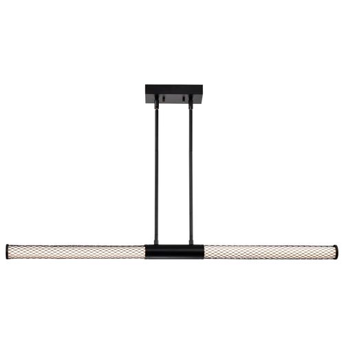 Main product image of Kingsport 44 Inch LED Island Pendant Matte Black Acrylic Lens