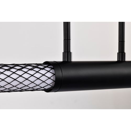 Main product image of Kingsport 44 Inch LED Island Pendant Matte Black Acrylic Lens