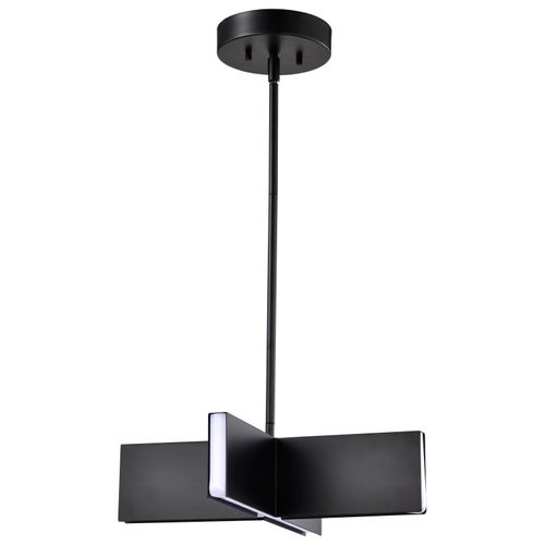 Main product image of Blaine 16 Inch LED Pendant Matte Black Acrylic Lens